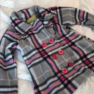 Pink/Gray Peacoat - 3T